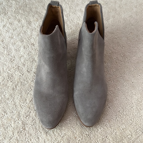 Suede Franco Sarto Ankle Booties - Picture 3 of 6